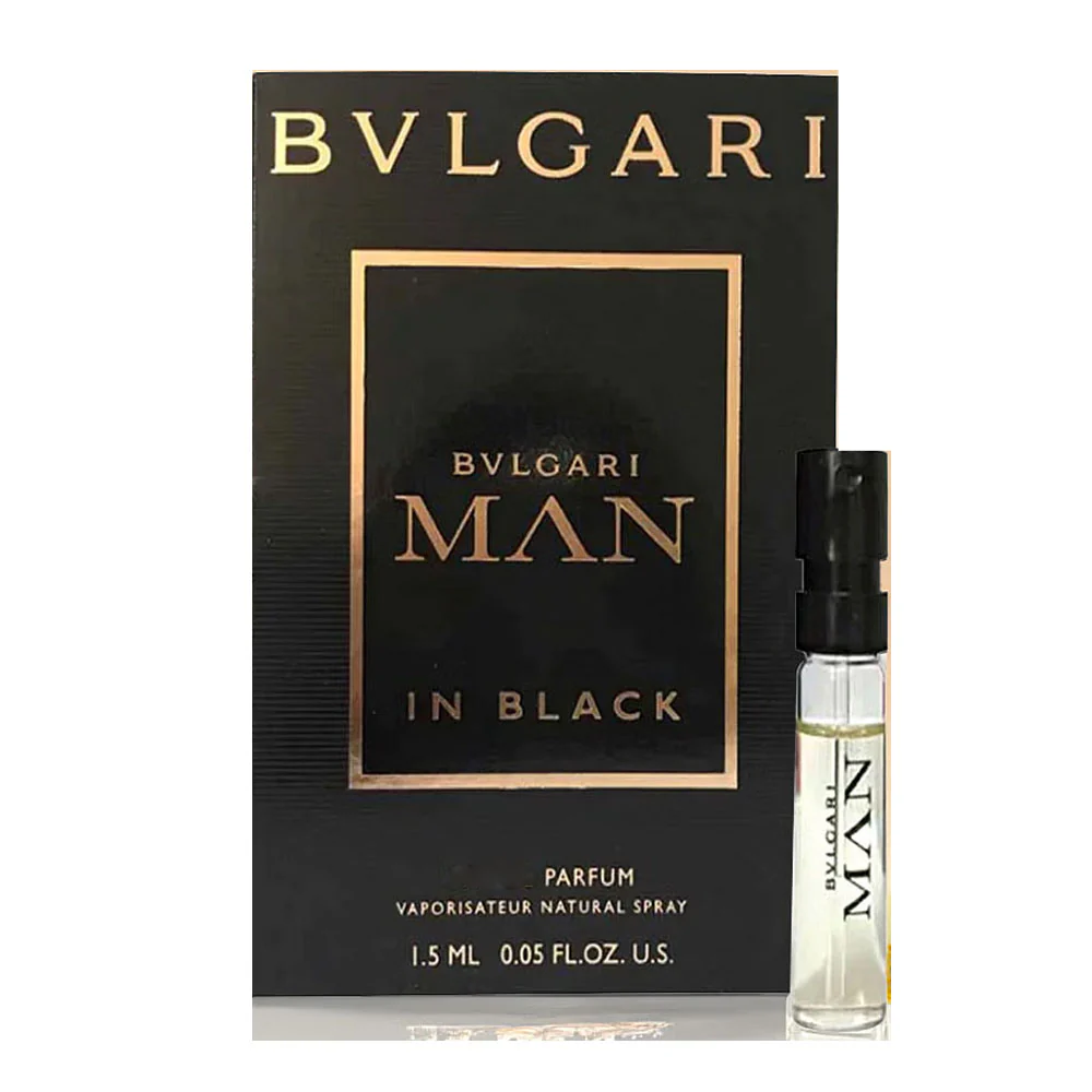 VIAL BVLGARI MAN IN BLACK PARFUM